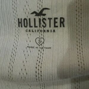 Hollister Cream Knit Top